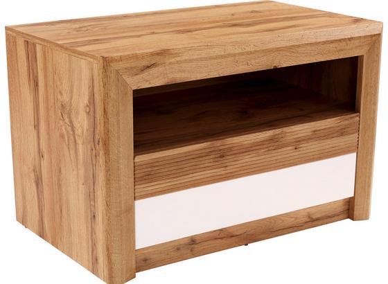 Šatní Lavice Kashmir - bílá/barvy dubu, Moderní (84/47/41cm) - James Wood Šatní Lavice Kashmir - bílá/barvy dubu, Moderní (84/47/41cm) - James Wood