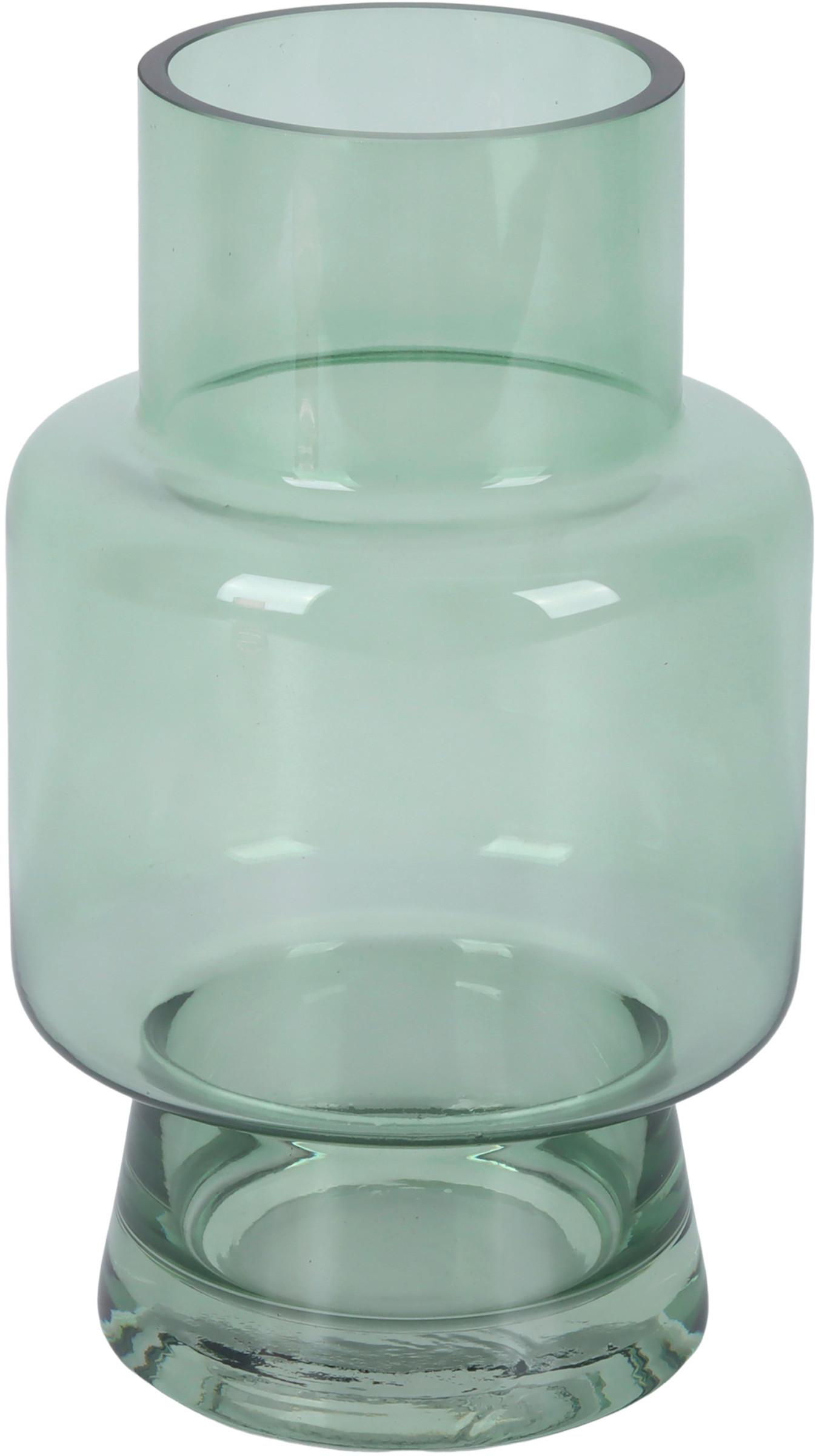 Váza MONIC - mätovozelená, sklo (16/30cm) - Mömax