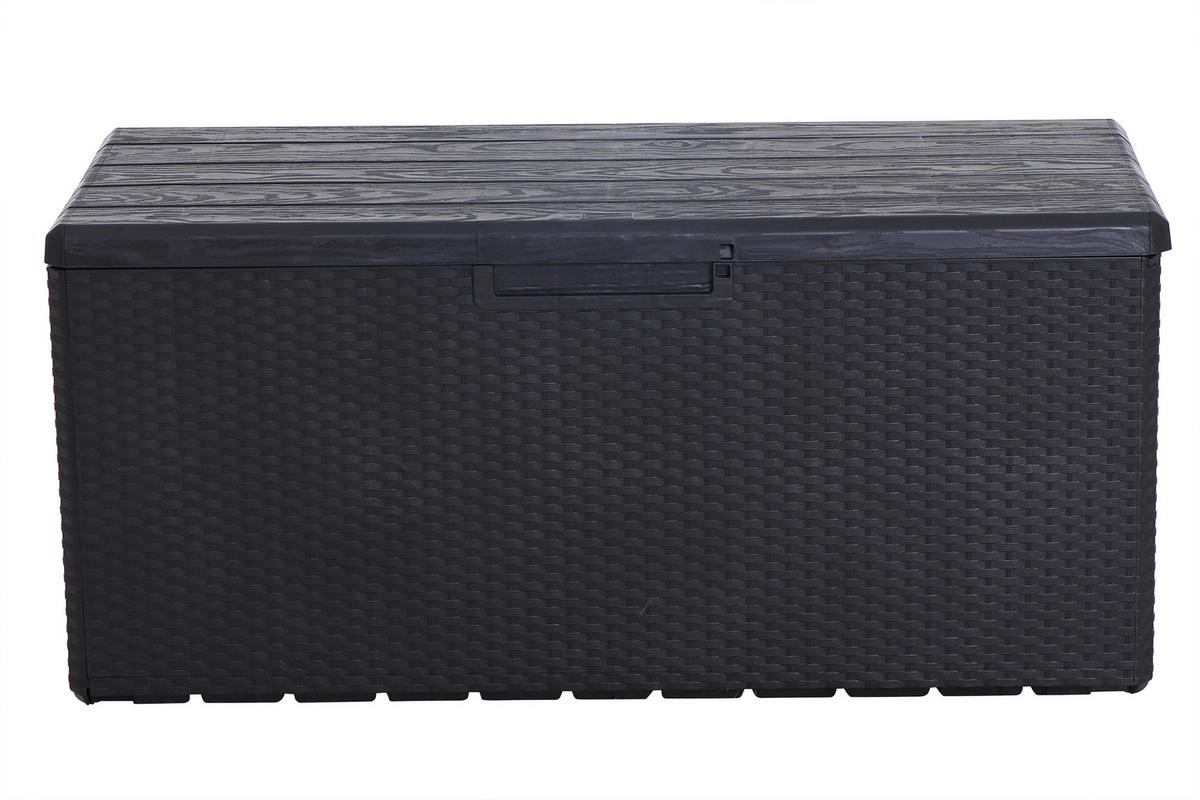 Kissenbox P12162 - Anthrazit, KONVENTIONELL, Kunststoff (55/56/124cm) - Ambia Garden