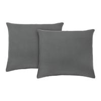 Sada poťahov na vankúše Basic, 70/90cm, antracit - antracitová, Modern, textil (70/90cm) - Modern Living