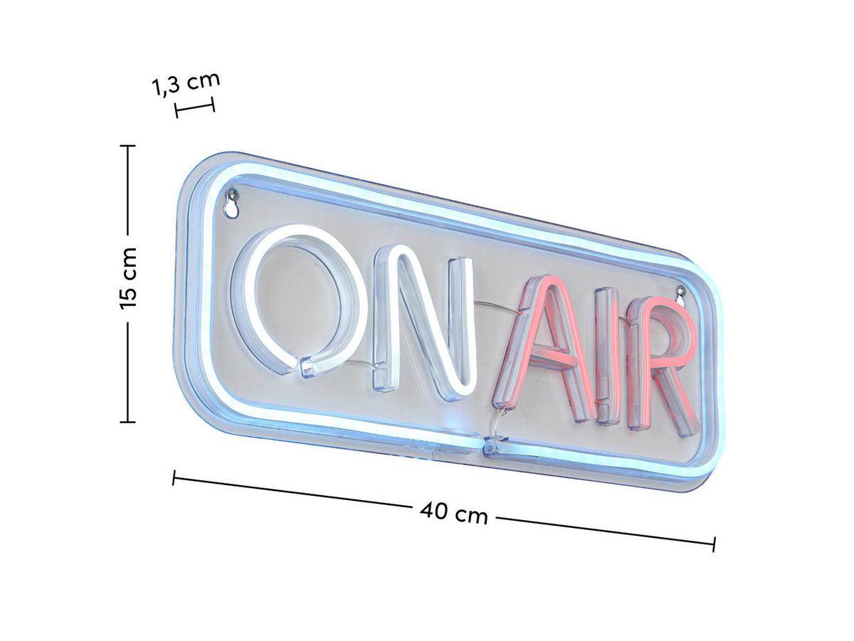 DEKORAČNÍ LED SVÍTIDLO ONI - bílá/průhledné, Moderní, plast (40/15/1,30cm) - Mömax