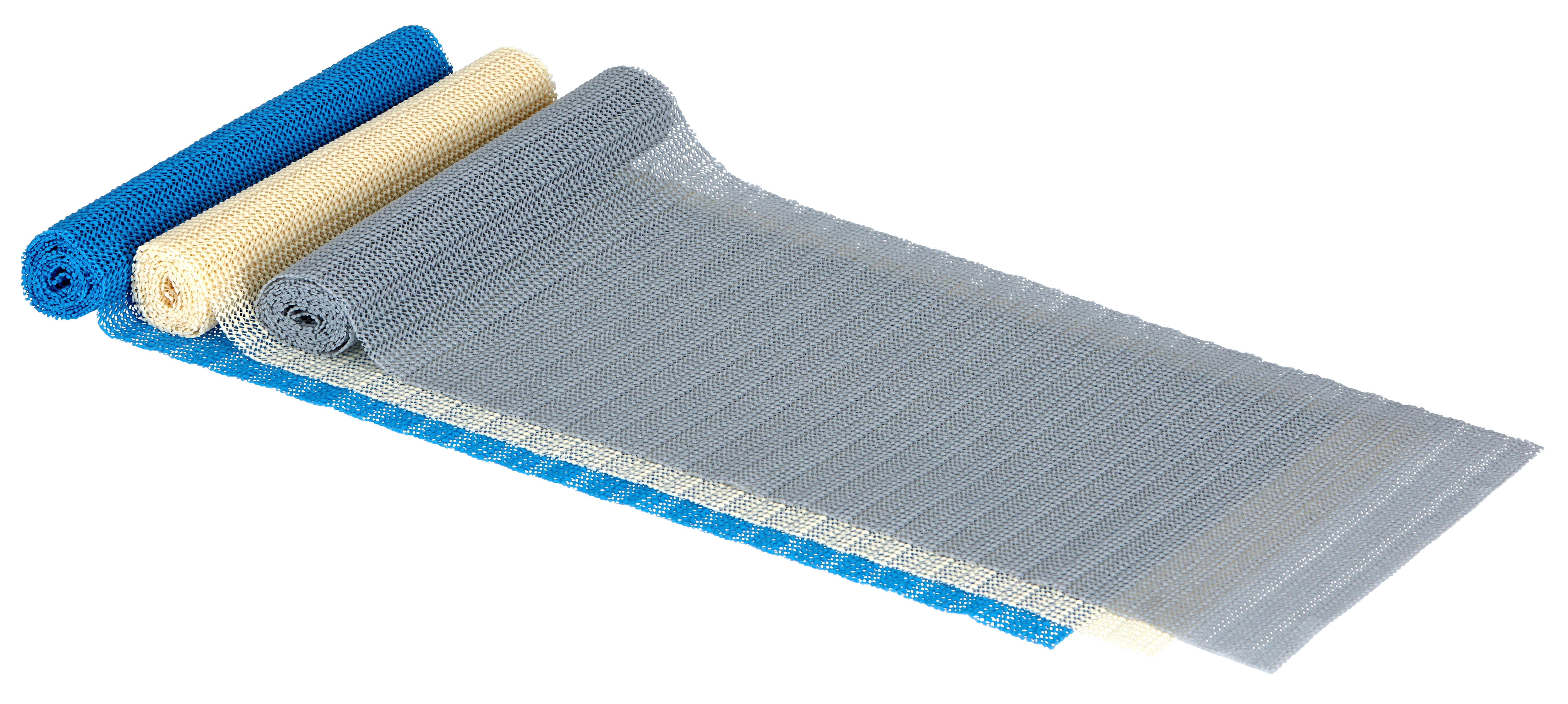 Antirutschmatte für Teppiche Inge 30x150 cm, Zuschneidbar - Blau/Beige, KONVENTIONELL, Kunststoff (30/150cm) - Ondega