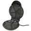 Waffeleisen Cora - Silberfarben/Schwarz, KONVENTIONELL, Kunststoff/Metall (23/11,8/27,5cm) - Bono Waffeleisen Cora - Silberfarben/Schwarz, KONVENTIONELL, Kunststoff/Metall (23/11,8/27,5cm) - Bono