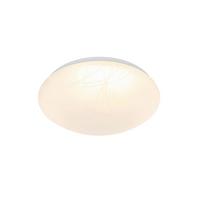 STROPNÍ LED SVÍTIDLO ALABAST - bílá/alabastrová, Design, kov/plast (29/8,8cm) - Mömax