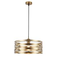 Závesné svietidlo Silvain,P/V:40/120cm,mosadzná - čierna/mosadzná, Modern, kov/plast (40/120cm) - Modern Living