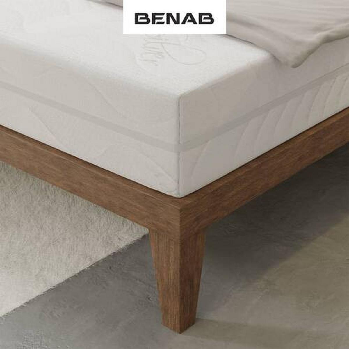 Komfortschaummatratze King Kokos 90x200 cm H3/H5 H: 22 cm - Weiß, LIFESTYLE, Textil (90/200cm) - Benab