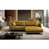 Ecksofa Whisper Senfgelb S: 264x196 cm - Goldfarben/Senfgelb, Design, Textil (264/196cm) - MID.YOU