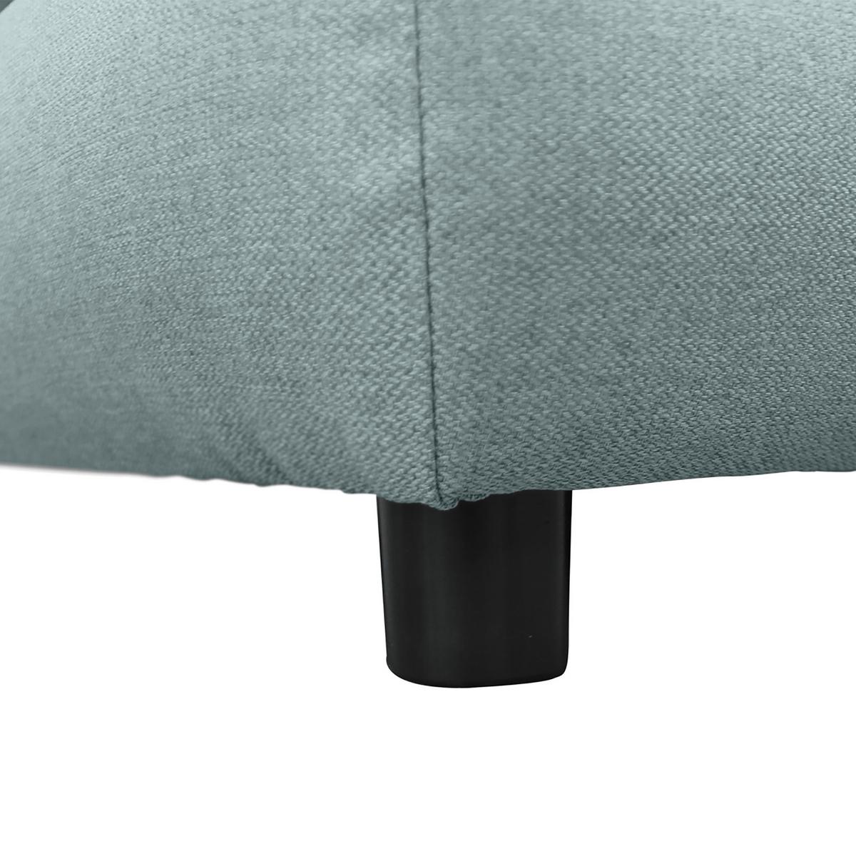 Schlafsofa Mela Mintgrün B: 200 cm - Schwarz/Mintgrün, Design, Textil (200/88/87cm) - P & B