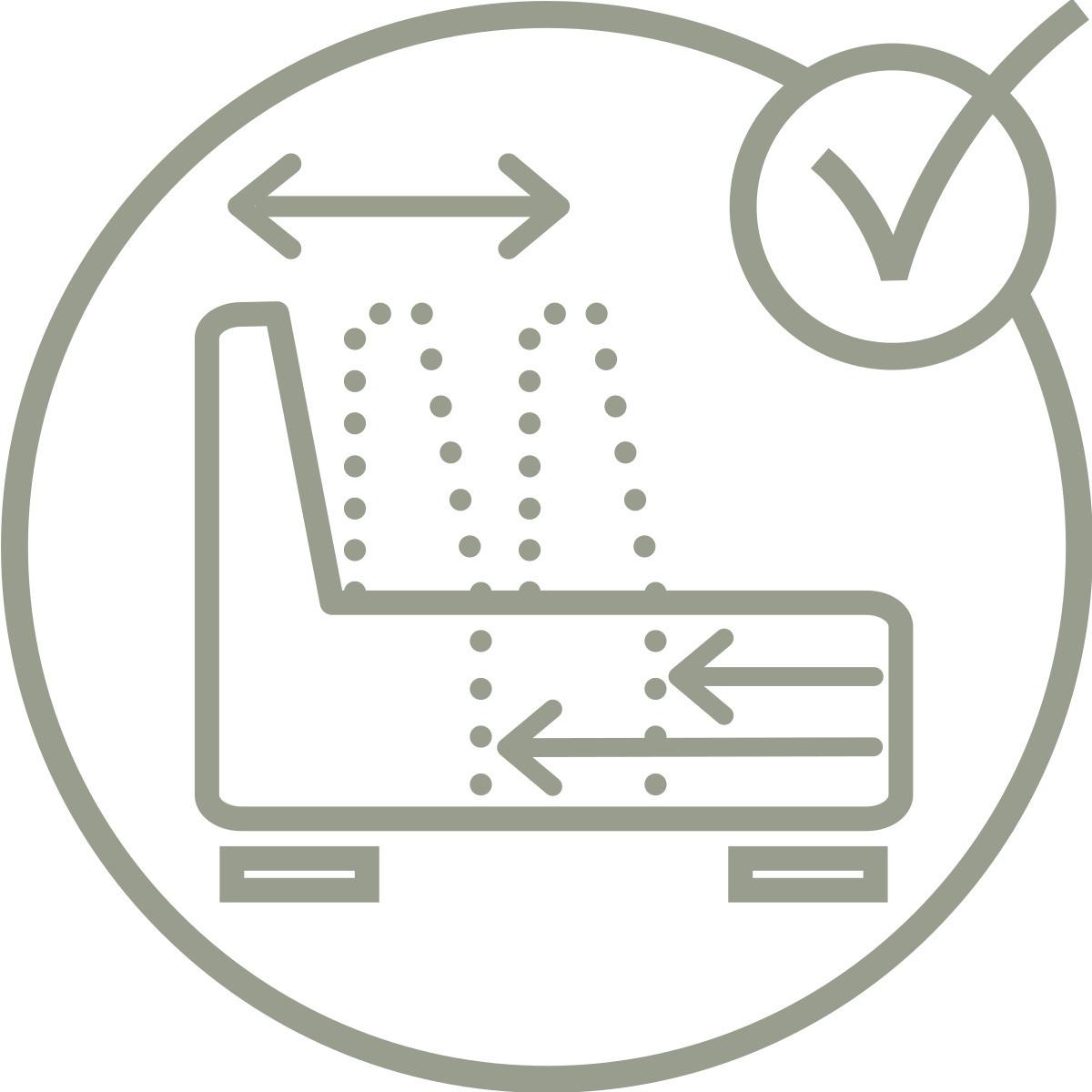 Sedacia súprava MELBOURNE, pravá, sivá ženilka - čierna/sivá, Modern, kov/drevo (285/182cm) - Based