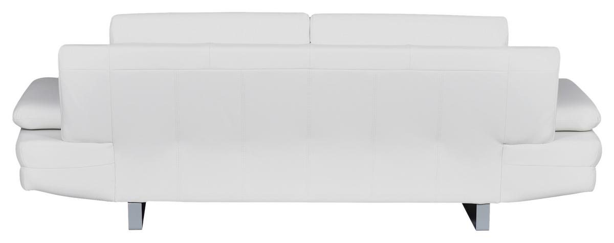 3-Sitzer-Sofa Jovanna, Weiß B: 218 cm - Weiß/Grau, Design, Textil (218/78/88cm) - MID.YOU