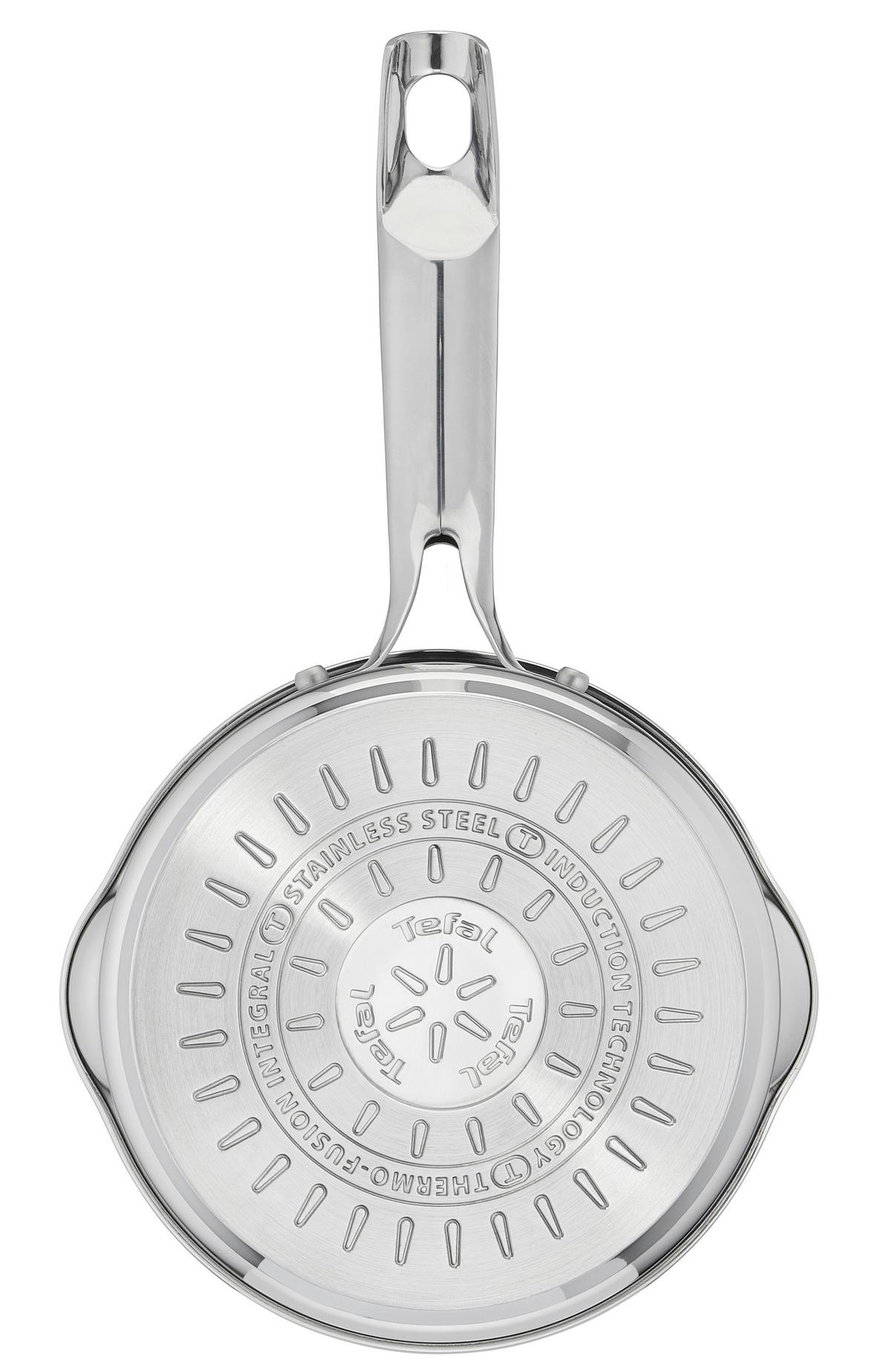 Kochtopfset 7-Tlg. Edelstahl Mit 3 Deckel - Edelstahlfarben, Basics, Glas/Metall (54/30/54cm) - Tefal