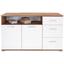 Komoda Roma1, 3 Laden, 2 Tüen - farby dubu/biela, Moderný, kompozitné drevo (138/80/45cm) Komoda Roma1, 3 Laden, 2 Tüen - farby dubu/biela, Moderný, kompozitné drevo (138/80/45cm)