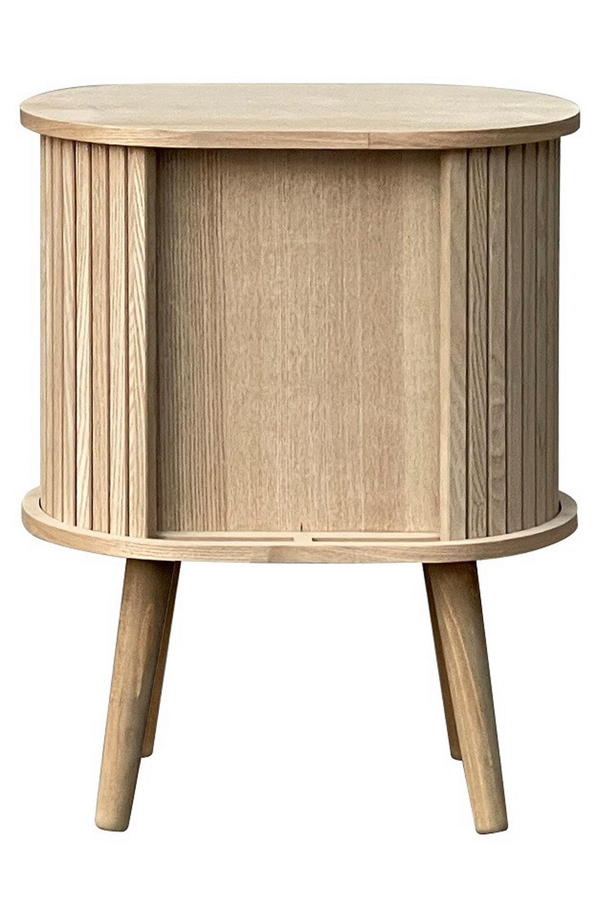 Odkládací stolek Skandy masiv/MDF - přírodní barvy, Moderní, dřevo/kompozitní dřevo (40/50/30cm) - Premium Living