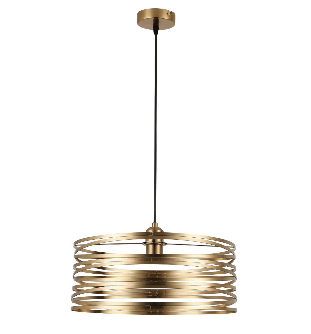 Závesné svietidlo Silvain,P/V:40/120cm,mosadzná - čierna/mosadzná, Modern, kov/plast (40/120cm) - Modern Living