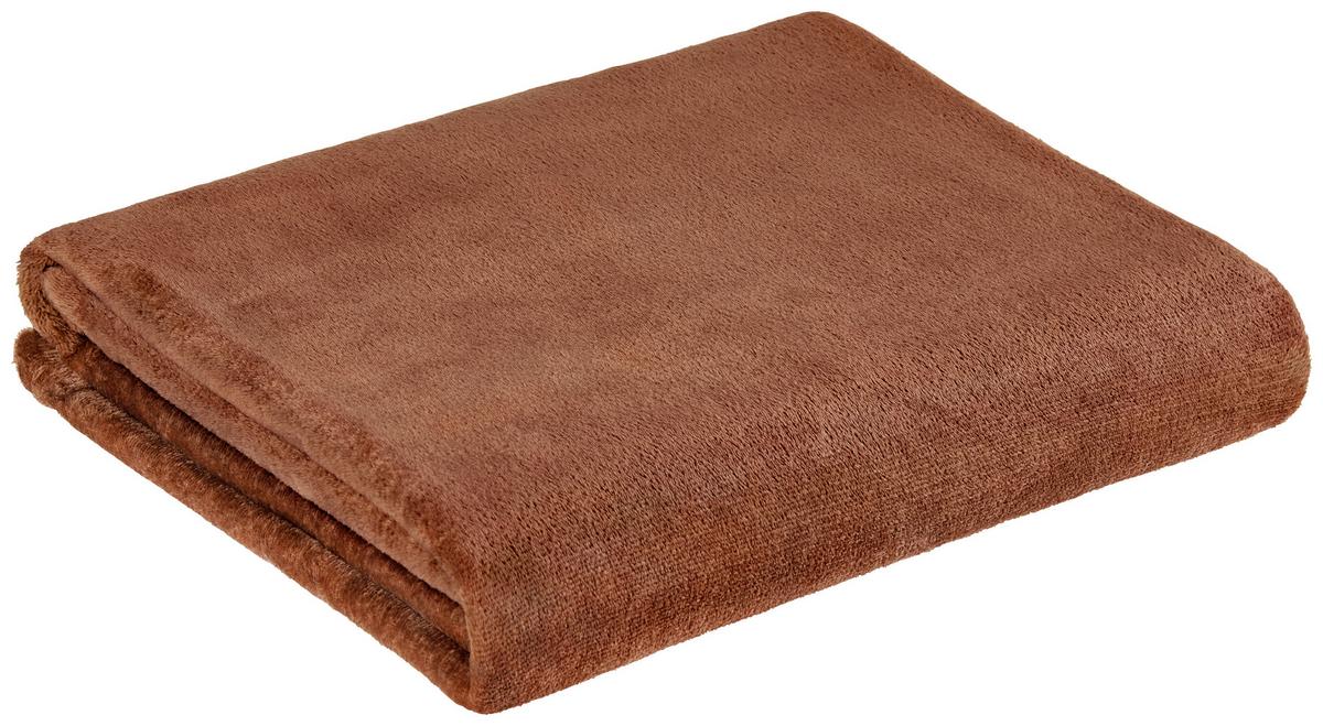 Kuscheldecke Marlies Taupe 150x200 cm Flanell - Taupe, MODERN, Textil (150/200cm) - Luca Bessoni