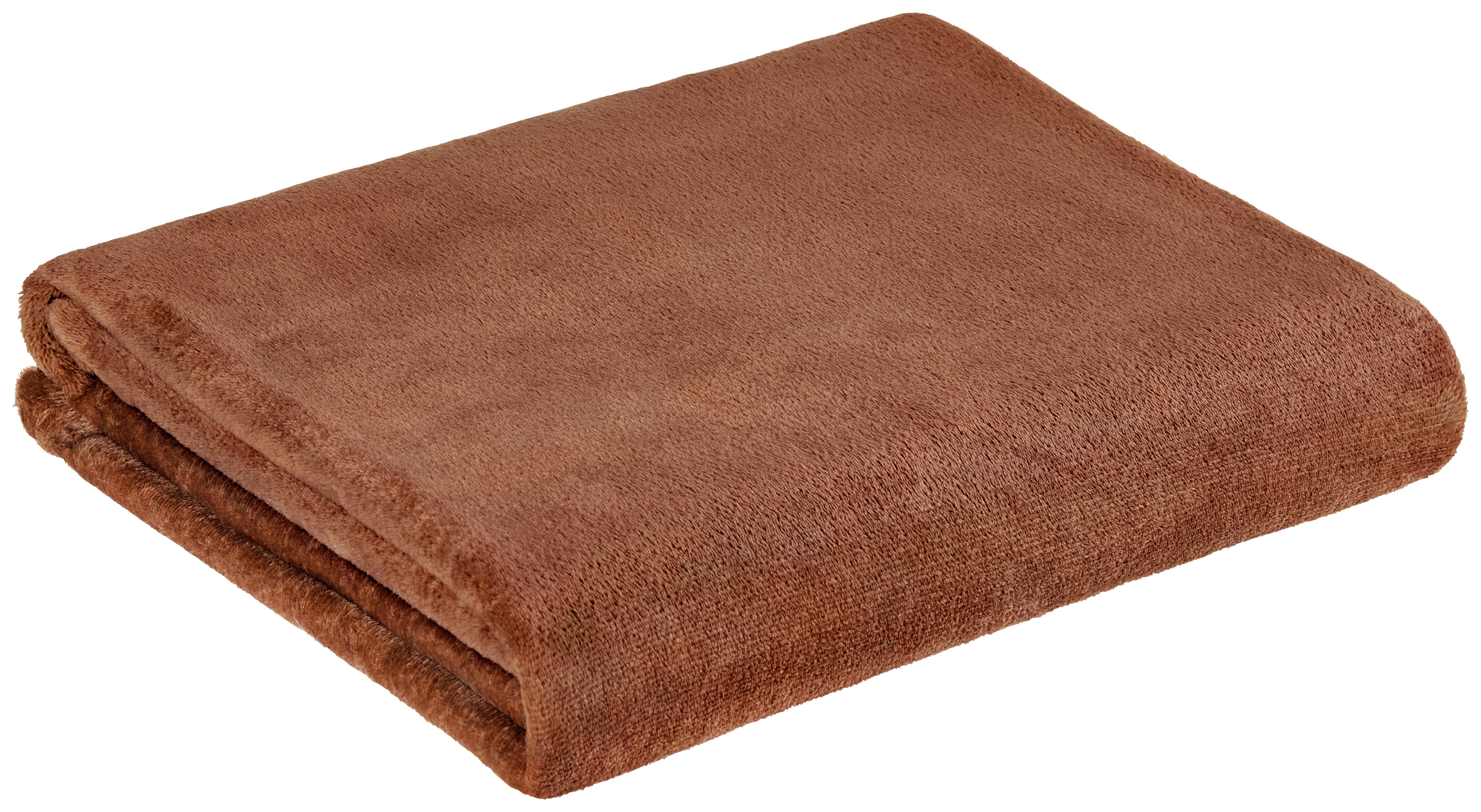 Kuscheldecke Marlies Taupe 150x200 cm Flanell