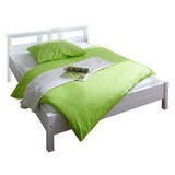 Bett Merci 140x200 cm Weiß - Weiß, KONVENTIONELL, Holz (140/200cm) - Carryhome
