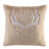 ZIERKISSEN DEER - Braun, ROMANTIK / LANDHAUS, Textil (45/45cm) - James Wood