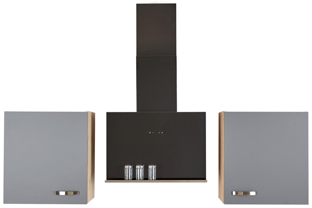 Dunstabzugshaube Hana Schwarz B: 60 Cm Mit Led - Schwarz, MODERN, Glas/Metall (60/41,6/26,5cm) - HKT