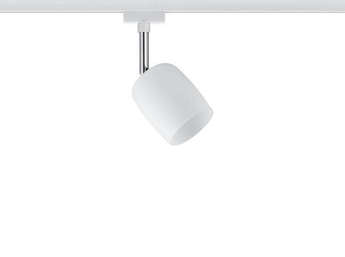 Schienensystem Urail Strahler 95342 LED-Spotkopf Schwenkbar - Chromfarben/Weiß, Design, Glas/Metall (7,4/12,8/11,5cm) - Paulmann