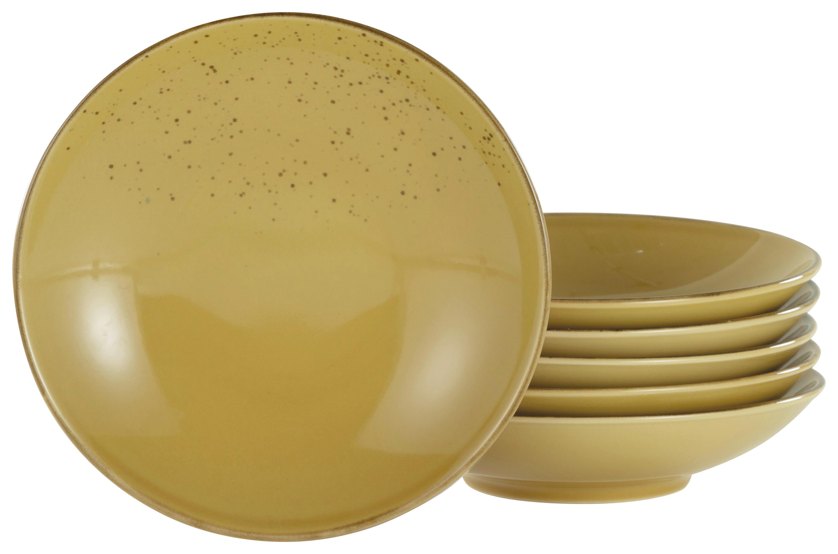 Suppentellerset 29177 Nature Collection - Currygelb, Trend, Keramik (22cm) - Creatable