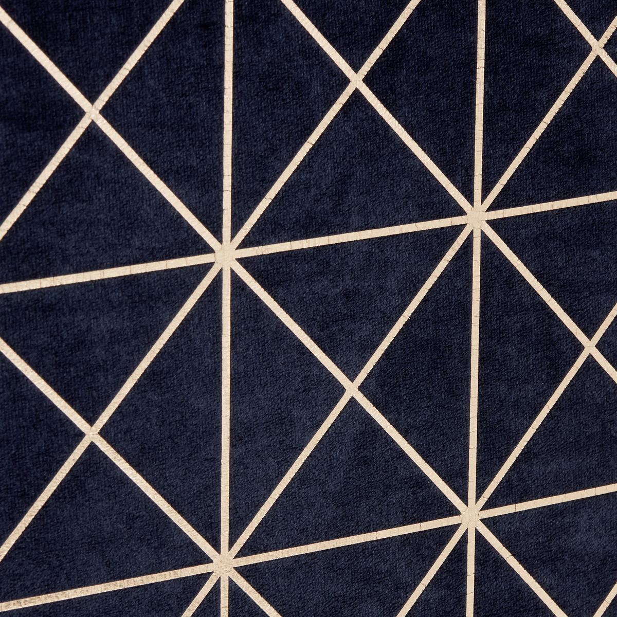 WÄSCHETONNE Pandora 50 Liter - Goldfarben/Dunkelblau, MODERN, Karton/Textil (39/54/29cm) - Luca Bessoni