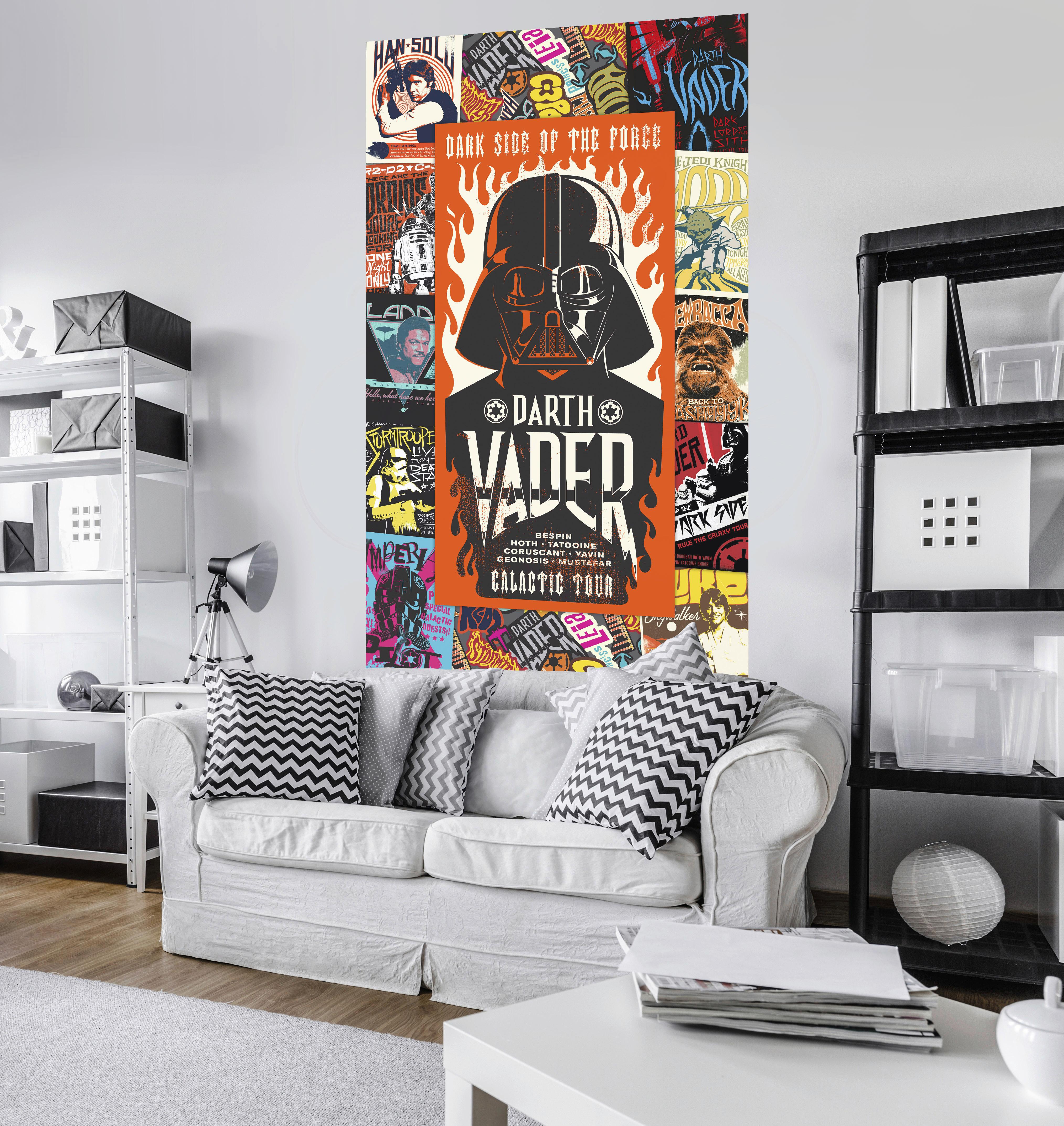 Vliestapete Star Wars Rock On Posters - Multicolor, Basics (120/200cm) - Komar