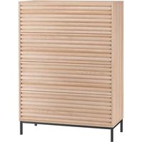 HIGHBOARD Celine Naturfarben B: 80 cm - Naturfarben, Design, Holzwerkstoff (80/110/35cm) - MID.YOU