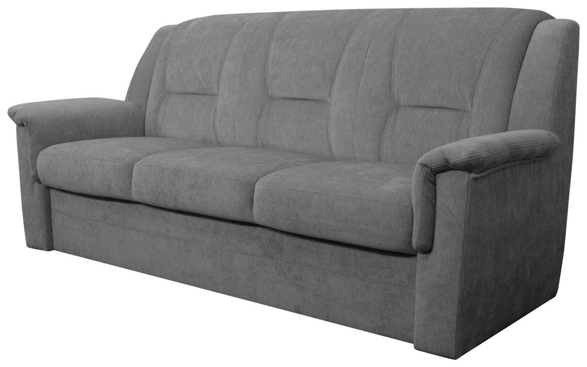 3-SITZER-SOFA Rafael, Grau B: 209 cm - Beige/Schwarz, Trend, Textil (209/95/95cm)