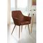 Stuhl Betty Lederlook Braun - Braun, MODERN, Textil/Metall (51/86/55cm) - Ombra Stuhl Betty Lederlook Braun - Braun, MODERN, Textil/Metall (51/86/55cm) - Ombra