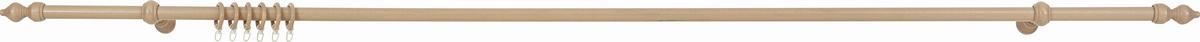 Rundstangengarnitur Benno 1-Holz/Eichefarben L: 220 cm - Eichefarben, KONVENTIONELL, Holz - Ondega