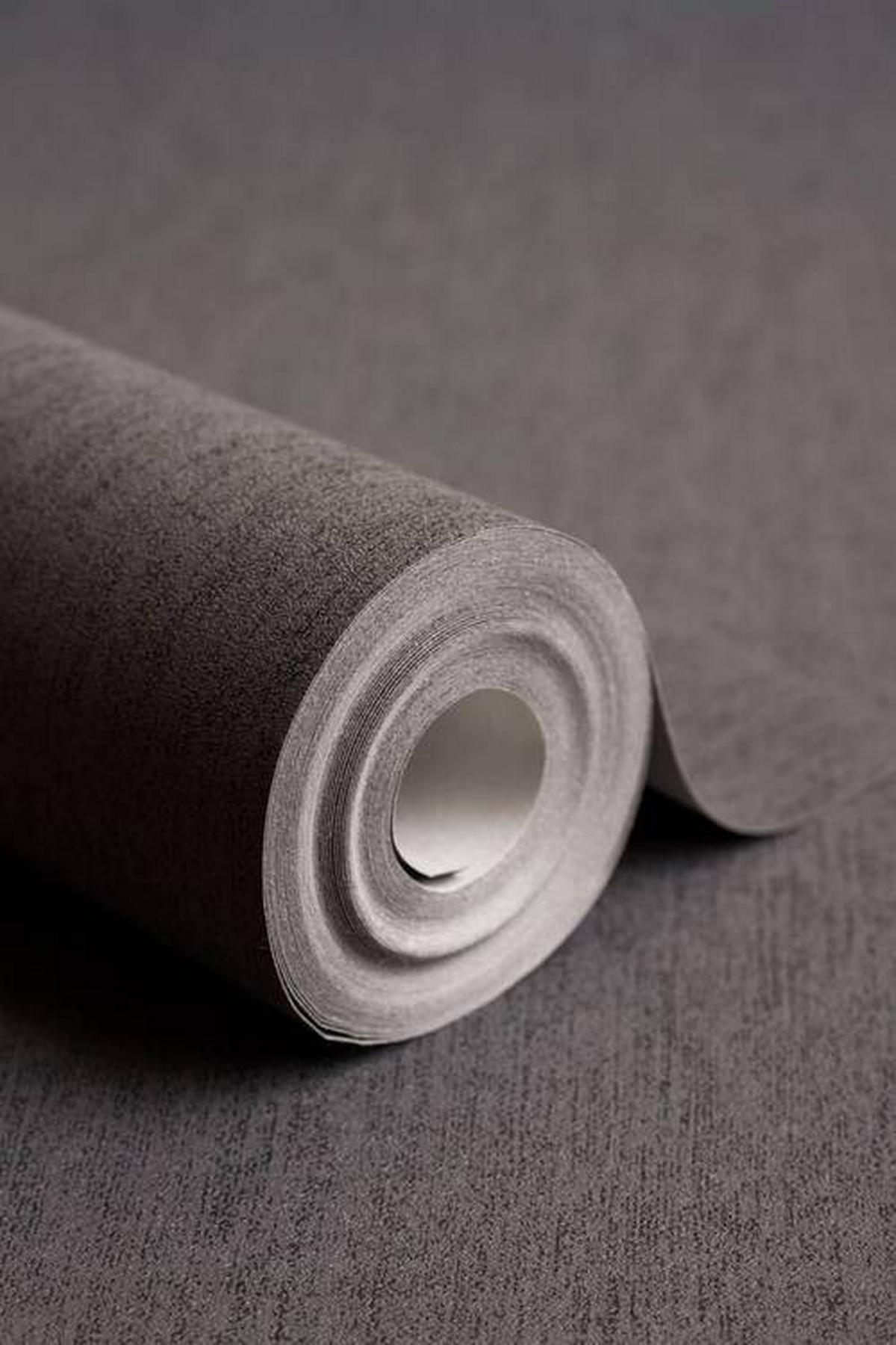 Vliestapete 117805 - Grau, Basics, Papier/Kunststoff (52/1000cm)