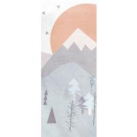 Vliestapete Wild And Free Panel - Multicolor, Basics (100/250cm) - Komar