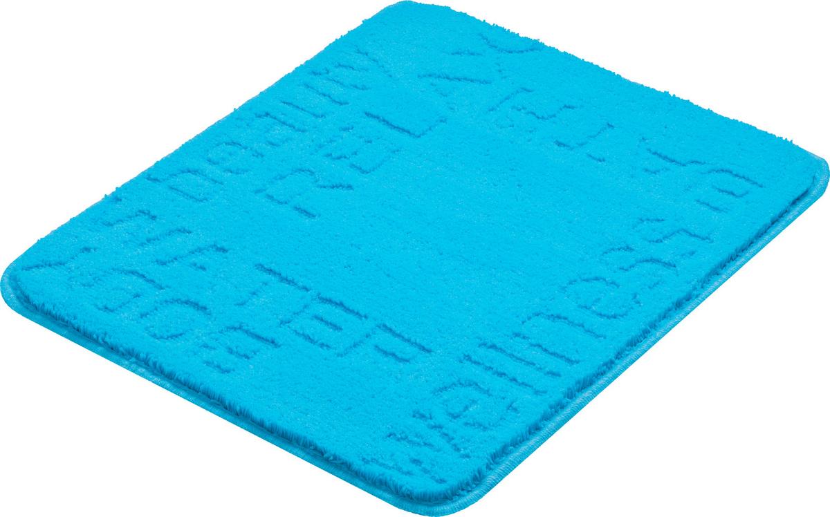 Bidet-vorleger Feeling - Blau, Basics, Textil (40/50cm) - Grund