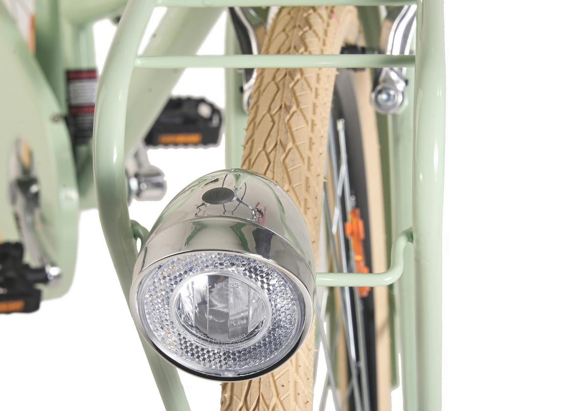 Citybike Feelgood Singlespeed Hollandia, Mintgrün, 28 Zoll - Mintgrün, Basics, Metall (25/140/60cm)