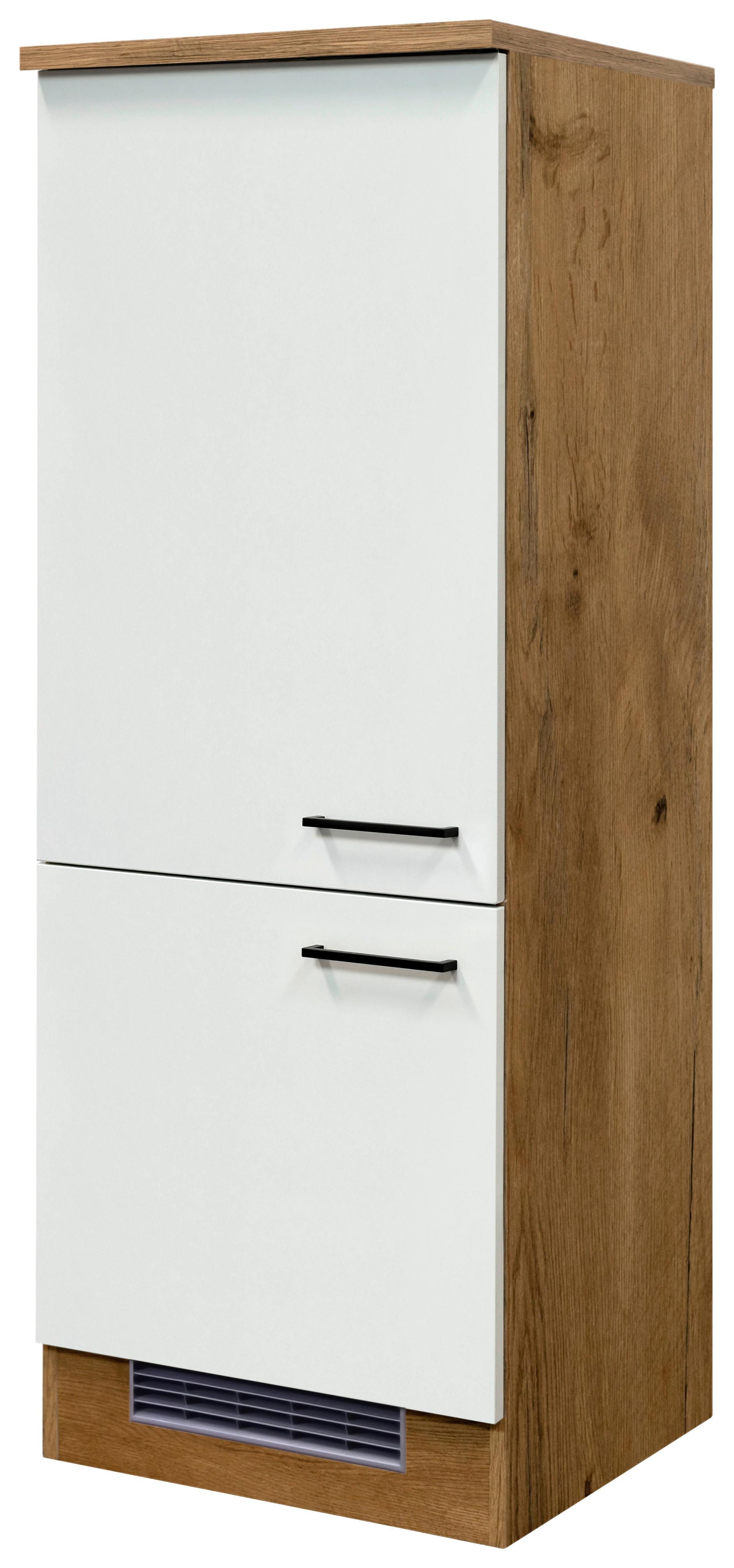 Skrinka na vstavané spotrebiče AVILA - čierna/magnóliová, Konventionell, kov/kompozitné drevo (60/160,6/60cm) - FlexWell