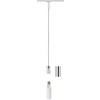 Schienensystem Urail Hängeleuchte 95437 Chromfarben - Chromfarben/Weiß, Design, Metall (150cm) - Paulmann