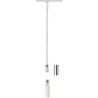 Schienensystem Urail Hängeleuchte 95437 Chromfarben - Chromfarben/Weiß, Design, Metall (150cm) - Paulmann