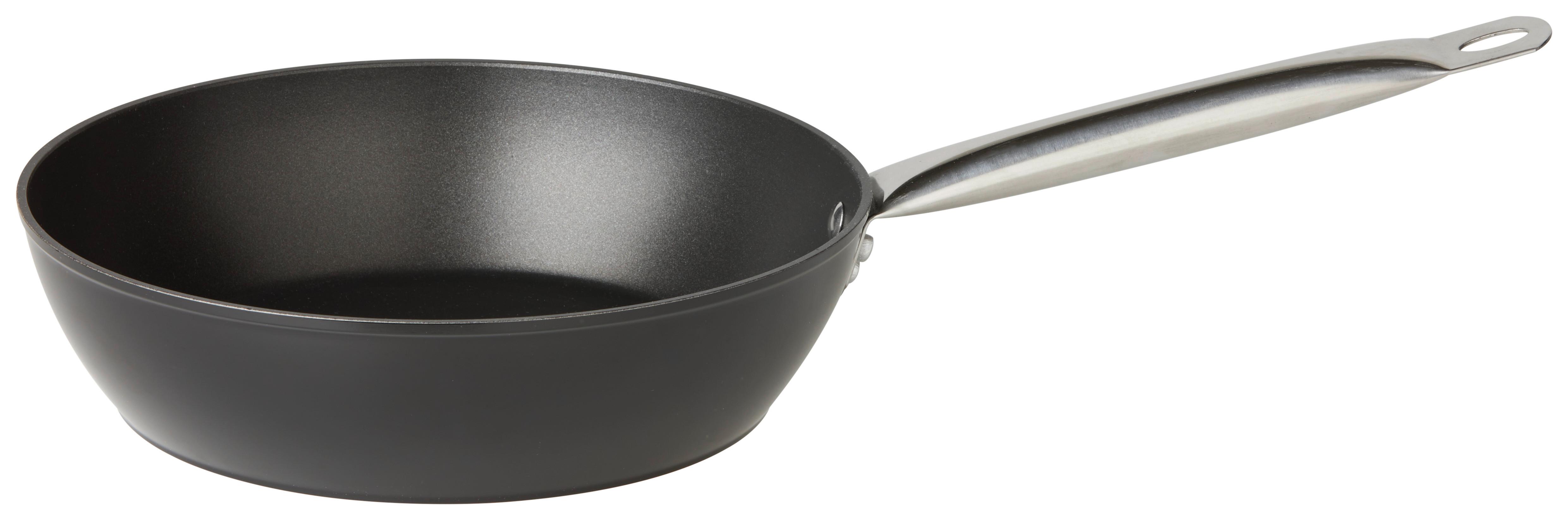 Panvica Classic Ø ca. 28 cm - čierna/strieborná, Konventionell, kov (28/7,5cm) - Mömax
