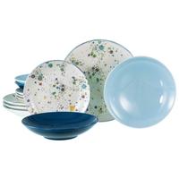 Tafelservice Candy Drops, Blau, 12-Teilig - Blau/Pastellblau, Basics, Keramik - Creatable