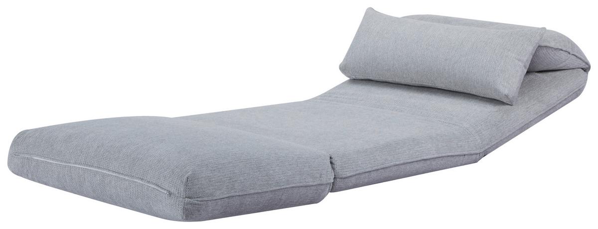 Schlafsessel Verve Hellgrau B: 78 cm - Hellgrau, Design, Textil/Metall (78/72/85cm) - Livetastic