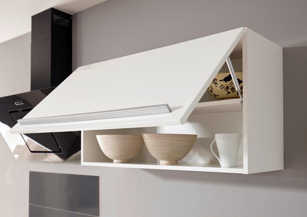 Küchenzeile Premium Mit Geräte B: 290 Cm Weiß/eiche Dekor - Wildeiche/Eichefarben, Basics, Holzwerkstoff (290cm) - Respekta