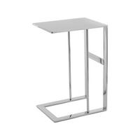 PRÍRUČNÝ STOLÍK STEN 100 SILBER - strieborná, Design, kov (40/60/30cm) - Kayoom