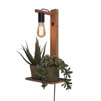 Wandleuchte Flores/W52/N - Naturfarben, Trend (30/18/52cm) - Good & Mojo