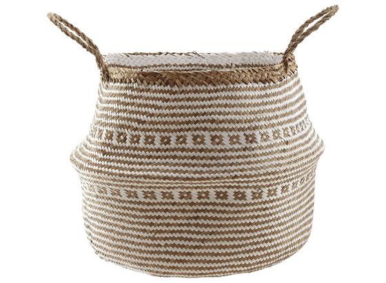 Kvetináč Ane - prírodné farby/biela, prírodné materiály (40/34cm) - Mömax modern living Kvetináč Ane - prírodné farby/biela, prírodné materiály (40/34cm) - Mömax modern living