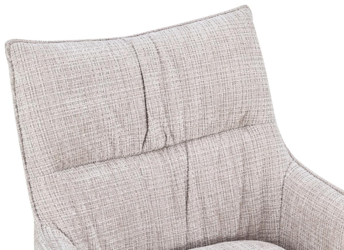 Armlehnstuhl Aria Beige B: 57 cm - Beige, MODERN, Holz/Textil (57/90/67cm) - Livetastic