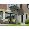 Ampelschirm Genua BxHxT: 278x263x300 cm Anthrazit - Anthrazit, Basics, Textil/Metall (278/263/300cm) - Schneider