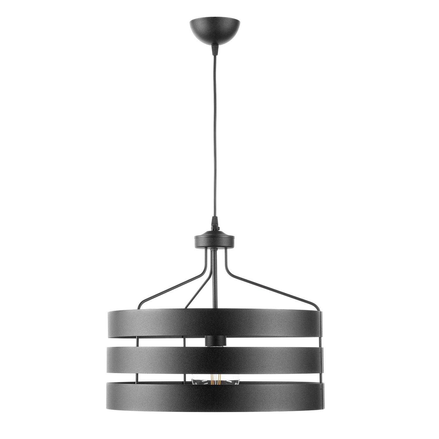 Pendelleuchte 5028/Sgn - Schwarz, Design, Metall (45/120cm)