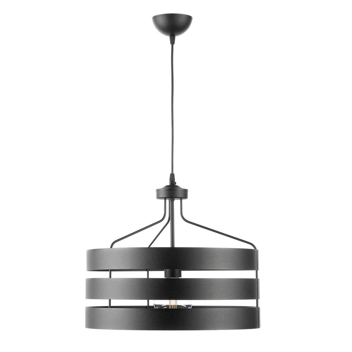 Pendelleuchte 5028/Sgn - Schwarz, Design, Metall (45/120cm)