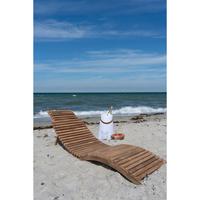 Sonnenliege Arrieta Braun B: 50 Cm - Braun, MODERN, Holz (50/25/160cm) - MID.YOU